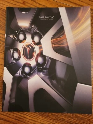 LAST PRODUCTION 2009 MIDYEAR PONTIAC ORIGINAL DEALER SALES BROCHURE CATALOG BOOK - Изображение 1 из 4