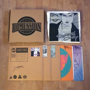 Dimension & Cyantific - Very Rare Boxset, 5 Signed Vinyl & T-Shirt (Vinyl, 2013) - Picture 1 of 11