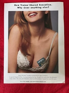 Vintage 1996 Trojanische Kondome Printanzeige - Bild 1 von 7