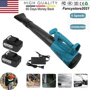 For Makita 18V 5.0Ah Li-Ion Battery Cordless Leaf Dust Air Blower Vacuum Tool - Picture 1 of 34