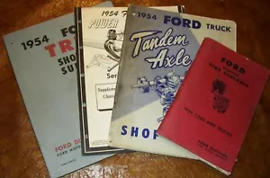 1954 Ford Truck Manuals F-100 F100 F-250 F-350 F-500 F-600 F-700 - Foto 1 di 19