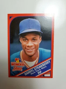 1990 Wonder Stars Food Issue Blank Back Darryl Strawberry #10 - Picture 1 of 8