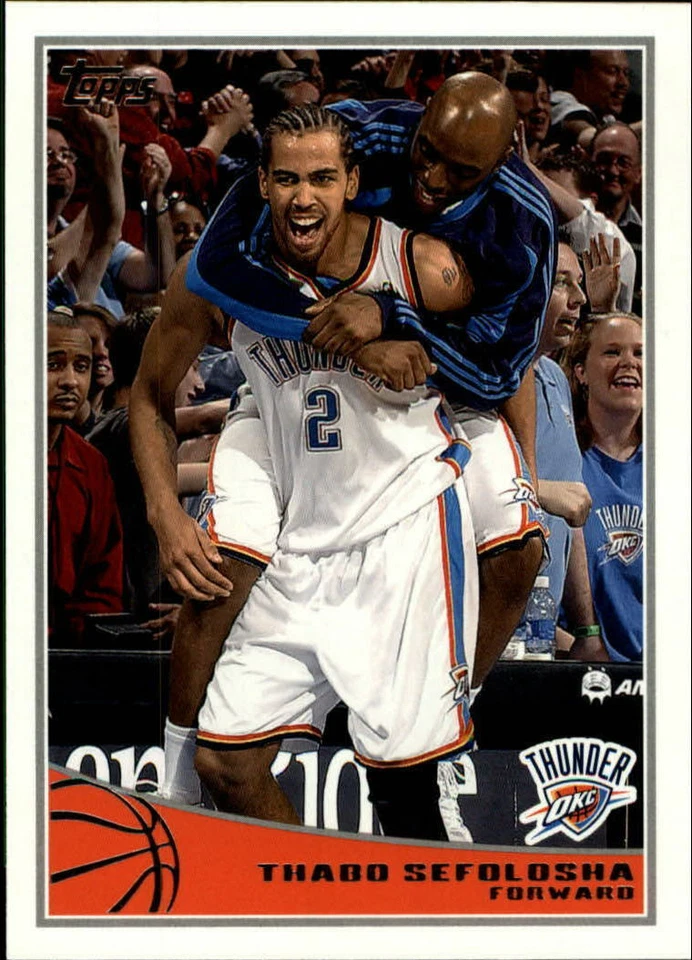 2009-10 Topps #214 Thabo Sefolosha Basketball Card - Image 1 of 1