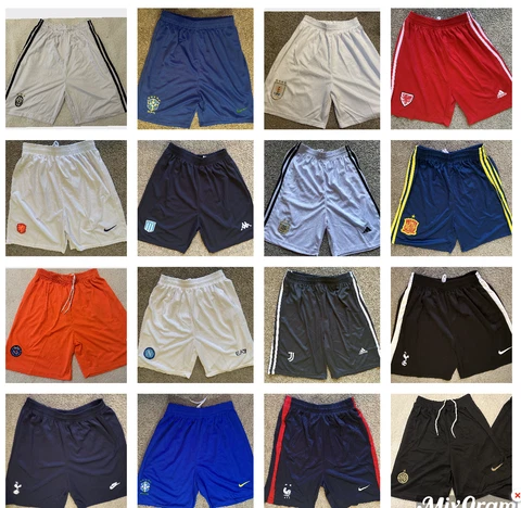 ADULTS SOCCER SHORTS. ONE SIZE. GREAT QUALITY. PANTALONETAS DE FUTBOL DE ADULTOS Cover