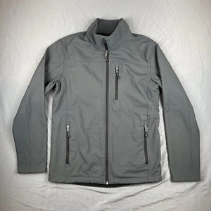 SwissTech Men's Size S (34-36) Gray Full Zipper Wind Breaker Jacket - Picture 1 of 14