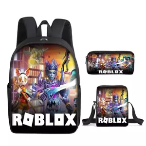 Roblox 3PC Backpack. Lunch box. Bag Pencil Case Set Back To School For Kids - Picture 1 of 30
