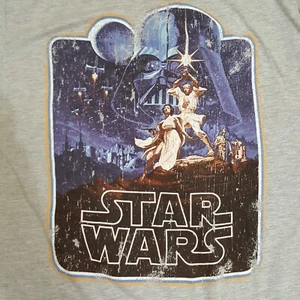 Authentic Disney Parks Star Wars A New Hope Light Weight Pullover Hoodie Shirt - Picture 1 of 6