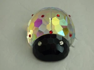 Oleg Cassini Kristall schillernder Lucky Lady Bug Briefbeschwerer 4" x 3" - Bild 1 von 2