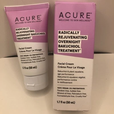 2 - Crema facial radicalmente rejuvenecedora, tratamiento de bakuchiol durante la noche, ACURA Foto 1 de 4