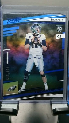 2022 Panini Prestige - Rookies Carson Strong #306 Xtra Points Blue /299 (RC) - Image 1 of 2