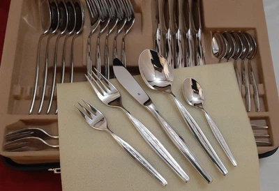 WMF PALMA Cromargan Besteck 6 Personen 30 Teile  (Alte Version)  Neuwertig - Bild 1 von 4