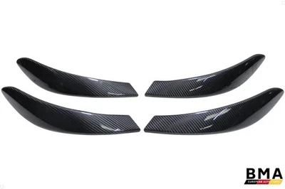 BMW M3 F80 Front & rear Carbon Fiber Door Trim Panel Set of 4 2015 - 2018 OEM - Image 1 of 4