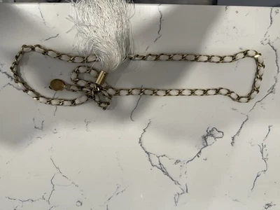 Cinturón cadena borla blanco EMILIO PUCCI Foto 1 de 4