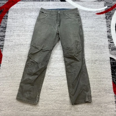 VTG Kuhl Rydr Pants Men 33 Green Brown Pant Tactical Mountain 33x32 Hiker Patina - Image 1 of 4