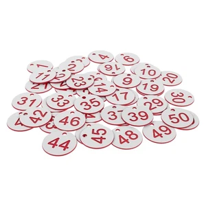  50 Pcs Intelligent Number Board Labels Identification Tag Numbers - Picture 1 of 12