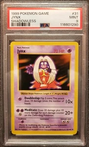 1999 Pokémon Jynx Shadowless #31 Uncommon Base Set PSA 9 Mint - Bild 1 von 2