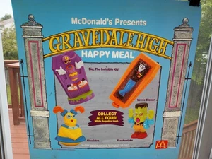 McDonald's Gravedale High Frankenstien Happy Meal translite Display sign - Picture 1 of 4