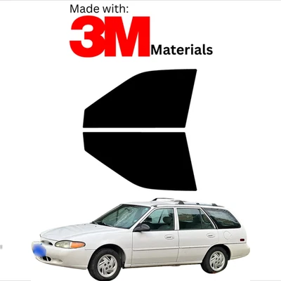预切车窗色调适用于福特 Escort Wagon 97 - 99 颜色稳定陶瓷 3M 制造 — 第 1/4 张图片
