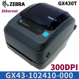 Zebra GX430T Thermal Transfer Label Barcode Printer 300dpi USB GX43-102410-000 - Picture 1 of 11