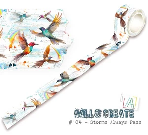 AALL And Create Washi Tape-Storms Always Pass 5A002307-1G62J - Imagen 1 de 1