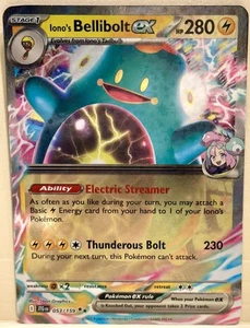 Iono's Bellibolt EX - SV09: Journey Together 053/159 - NM Pokemon - Picture 1 of 2