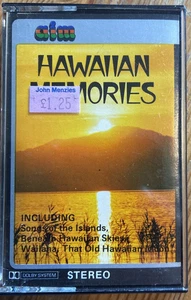 1980 AIM CASSETTE TAPE - HAWAIIAN MEMORIES SONG OF THE ISLANDS ON THE BEACH HULA - Picture 1 of 1