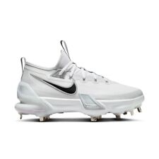 Nike Force Zoom Trout 9 Elite Metal Baseball Cleats Mens 9 White FB2906-100