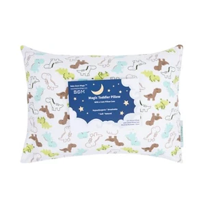 Toddler Pillow with Adorable Pillowcase – Soft, Natural & Hypoallergenic – 13x18 - Picture 1 of 7