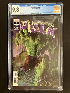 Immortal Hulk #1 CGC 9.8 Marvel Comics Aug 2018 - Picture 1 of 3