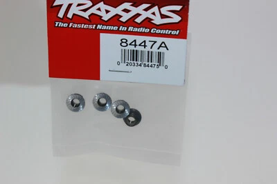 Traxxas TRX 8447 a schwarz Kragen Stoppmutter mit Flansch 5mm Alu verzahnt NEU - Bild 1 von 4