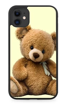 Cuddly Teddy Bear Rubber Phone Case Teddies Bears Picture Photo Babies Cute DE19 - Image 1 of 2