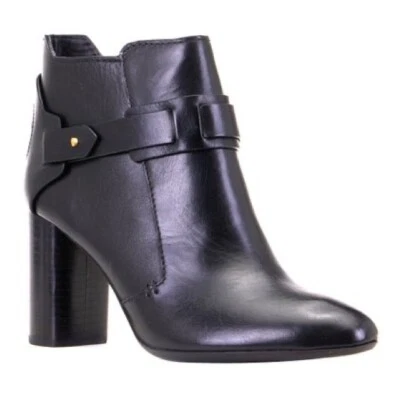 Tory Burch Colton 85mm Black Leather Ankle Boots Booties. Sz 9.5 NIB! - Image 1 of 4