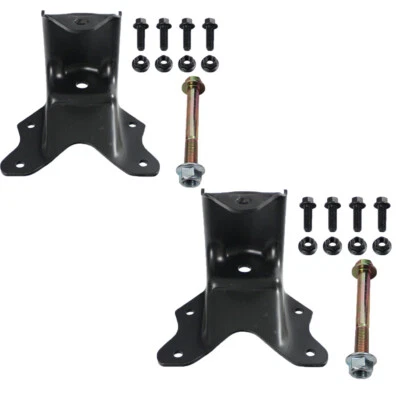 New 2pcs Rear Leaf Spring Hanger Bracket Kit For 99-19 F250 F350 F450 Super Duty - Изображение 1 из 4