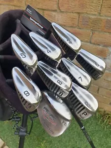 GENTS LEFT HAND TIGER SHARK IRONS REFURBISHED 1/2 INCH SHORTER - Picture 1 of 12