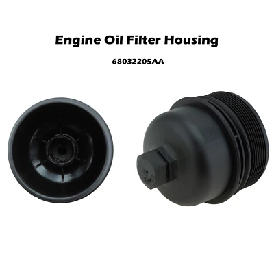 Lid Housing Oil Filter For JEEP WRANGLER Cherokee Chrysler 68032205AA - Image 1 of 4