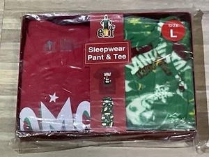 ELF Sleepwear Pant & Tee 2 Piece Men Pajamas Set, Large - Picture 1 of 9