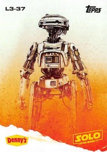 Solo: A Star Wars Story DENNY'S (Topps 2018) Trading Card / L3-37
