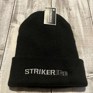 Striker ICE  Cuffed Stocking Hat One Size Fits Most -  Black - Picture 1 of 1