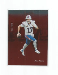 JOSH ALLEN (Bills) 2024 PANINI PRESTIGE RED XTRA POINTS CARD #30 & #752/999 - Foto 1 di 1