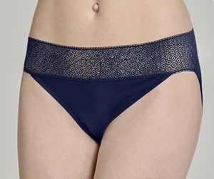 Braguita de bikini JOCKEY suave tacto encaje azul marino para mujer S 5 M 6 L 7 2XL 9 - Imagen 1 de 11