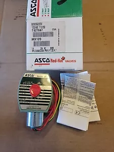 ASCO 8262G220V Solenoid Valve MX120 T627697 Red-Hat Valve NIB - Picture 1 of 9