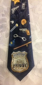 Nueva corbata para hombre Doctor Police Theme Marco Polo Estilo italiano - Imagen 1 de 4