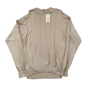 Vintage Italian Cuzzens Sweater Size Large Made In Italy Cream White NWT - Picture 1 of 8
