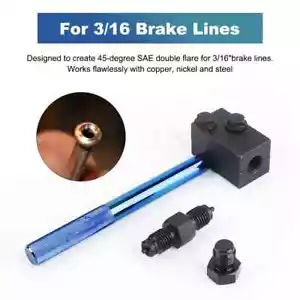 3/16 Zoll Bremsleitung Doppelbördelgerät Handgerät 45 Grad SAE für Bremsleitung T - Bild 1 von 6