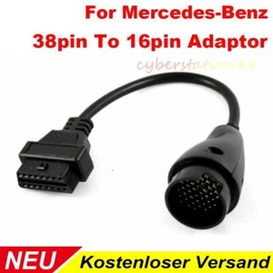 OBD2 Adapter 38 Pin für DB Mercedes Daimler Benz Stecker OBD 2-Kabel Diagnose - Picture 1 of 10