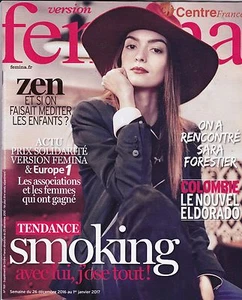 VERSION FEMINA N° 769 - LE SMOKING - REVUE MAG MODE FEMME PEOPLE 2016 TBE - Picture 1 of 1