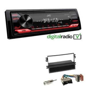 JVC KD-X182DB MP3 DAB+ USB 1-DIN Autoradio für KIA Carens II 2002-2006 - Bild 1 von 5