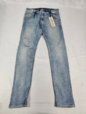 Diesel D-Krooley-Y-T  Tapered Jogg Jeans Sweat Jeans light blue Größe 28/32 - Bild 1 von 4