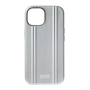 Funda trasera para smartphone ZERO HALLIBURTON plateada mate iPhone15 14 13 MagSafe - Imagen 1 de 8