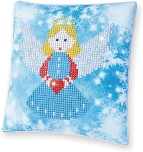 Mini Kit de Almohada Needleart World Diamond Dotz DDP2.018 ~ Ángel de Navidad ~ - Imagen 1 de 5